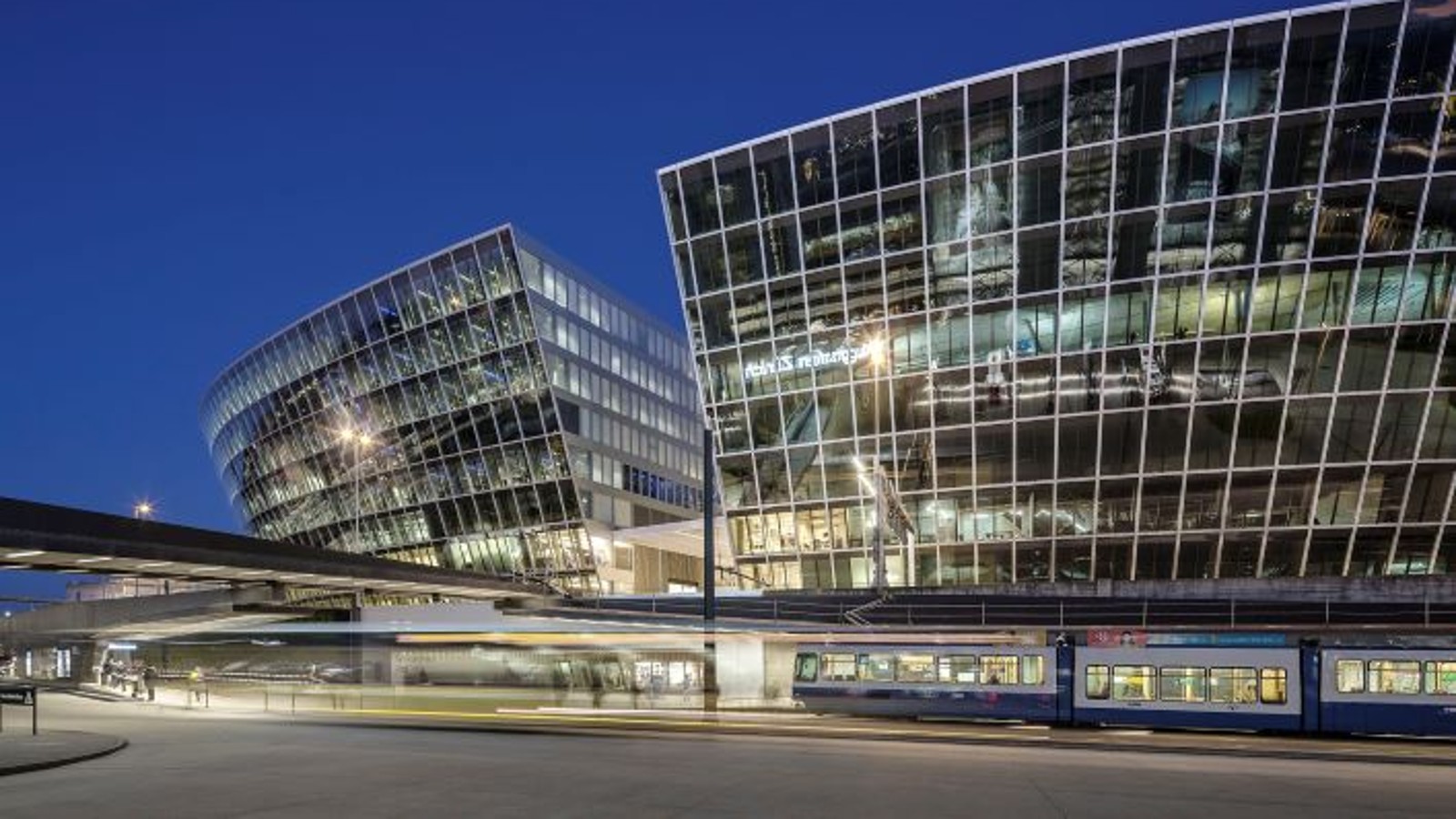 The Circle in Zurich at night The Circle in Zurich at night