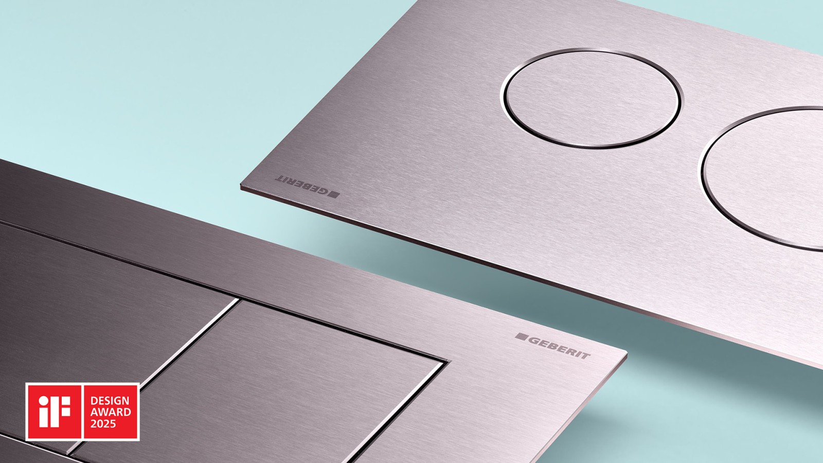 Geberit's Sigma40 WC and Type 40 urinal actuator plates recognised with iF Design Award