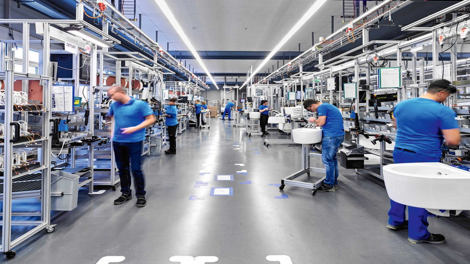 Geberit AquaClean Production line