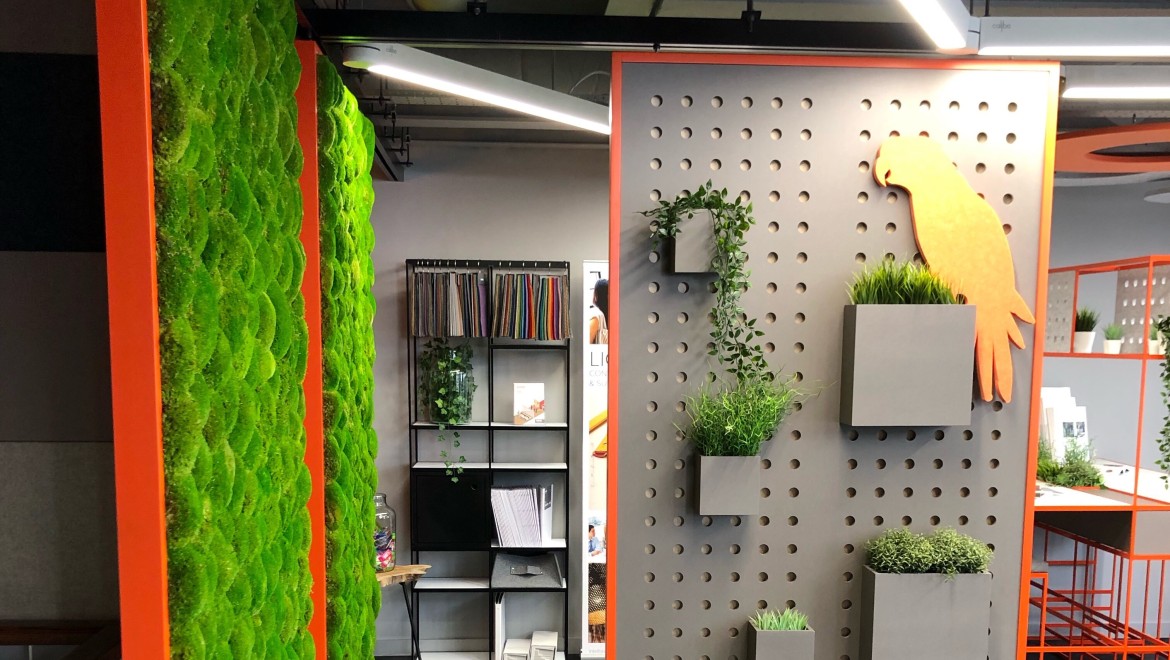 Creatif biophilic design at Clerkenwell Design Week