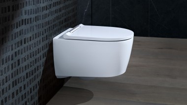 Wall-hung WC for harmonious bathroom design