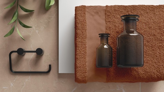 Bathroom trend for 2025: Brown colour scheme