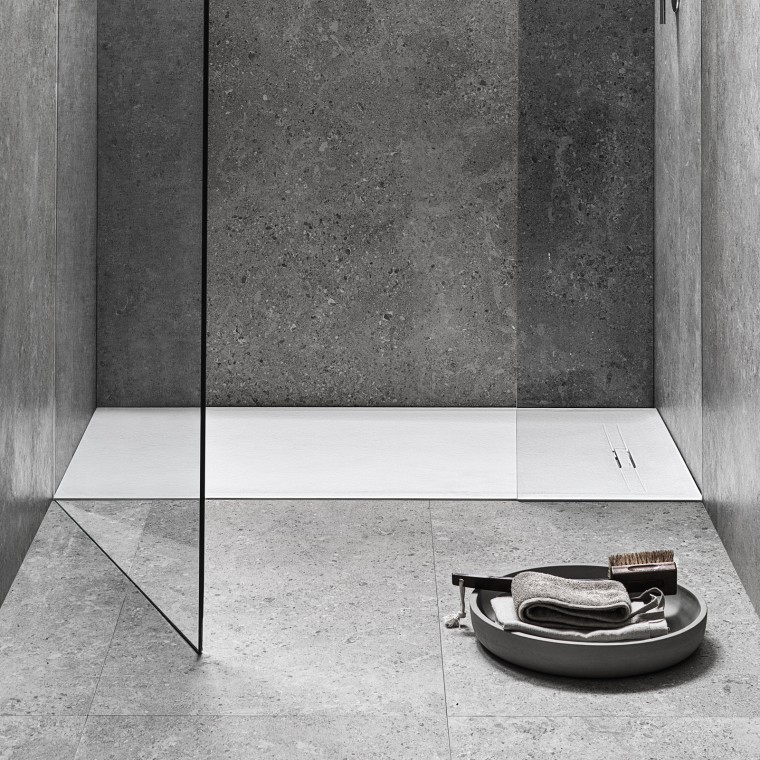 Geberit Sestra shower tray in white