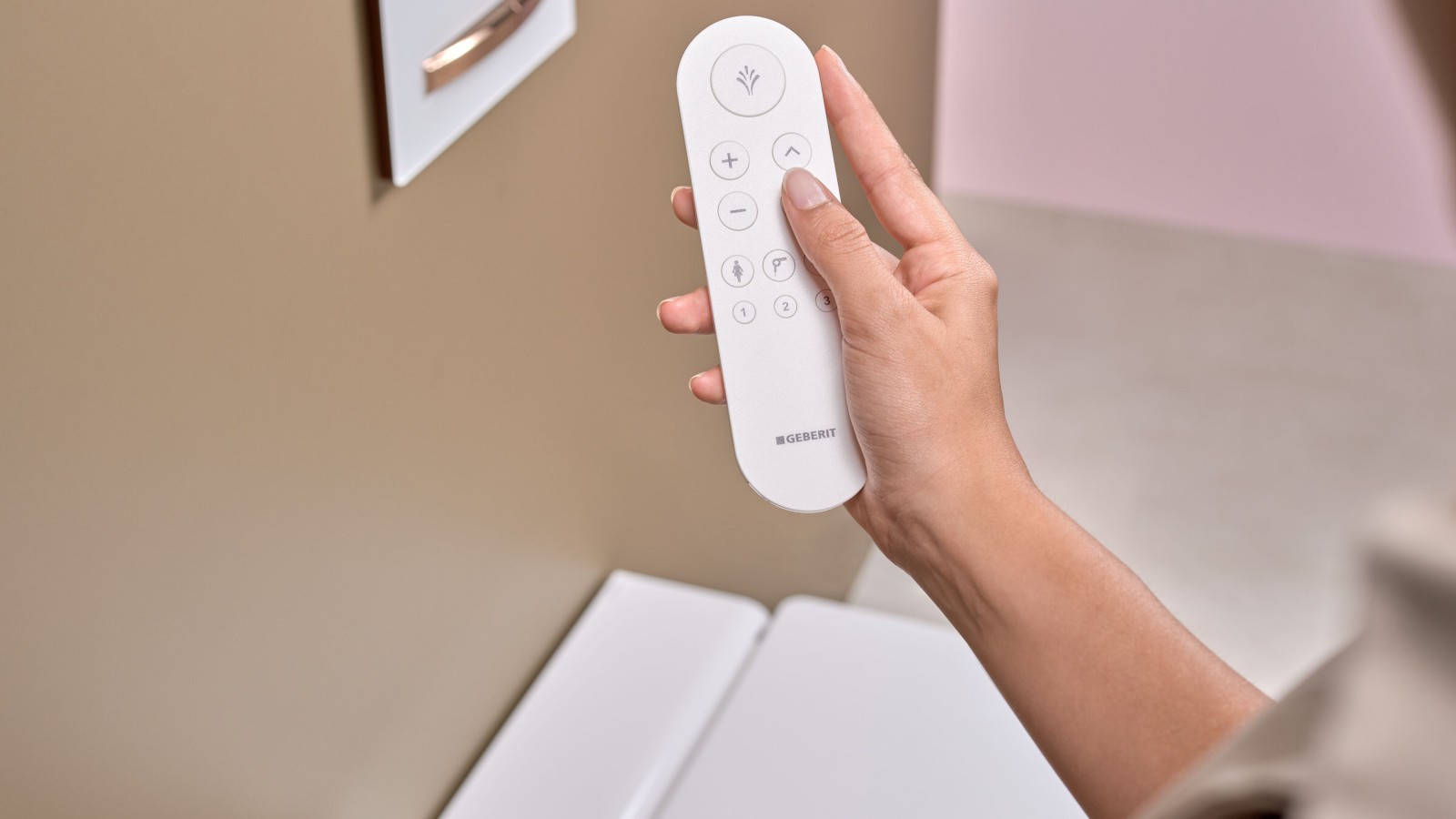 Geberit AquaClean Mera with remote control