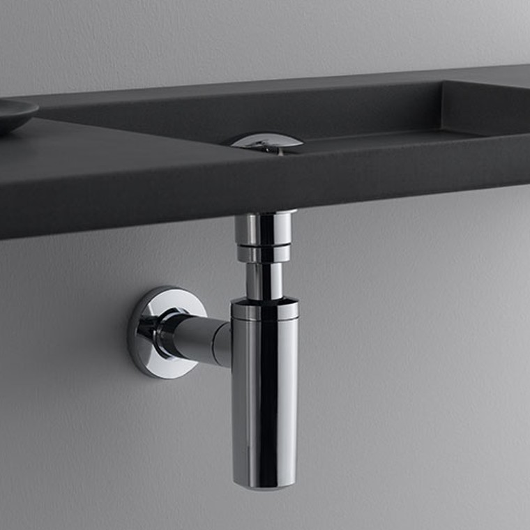 Geberit space-saving siphon for wash basins
