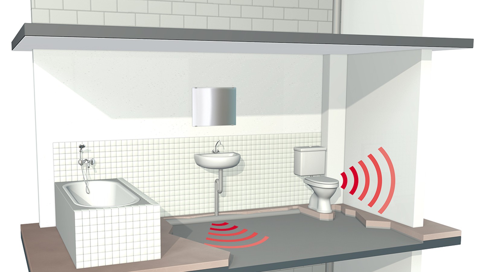 Noise within the bathroom Noise within the bathroom