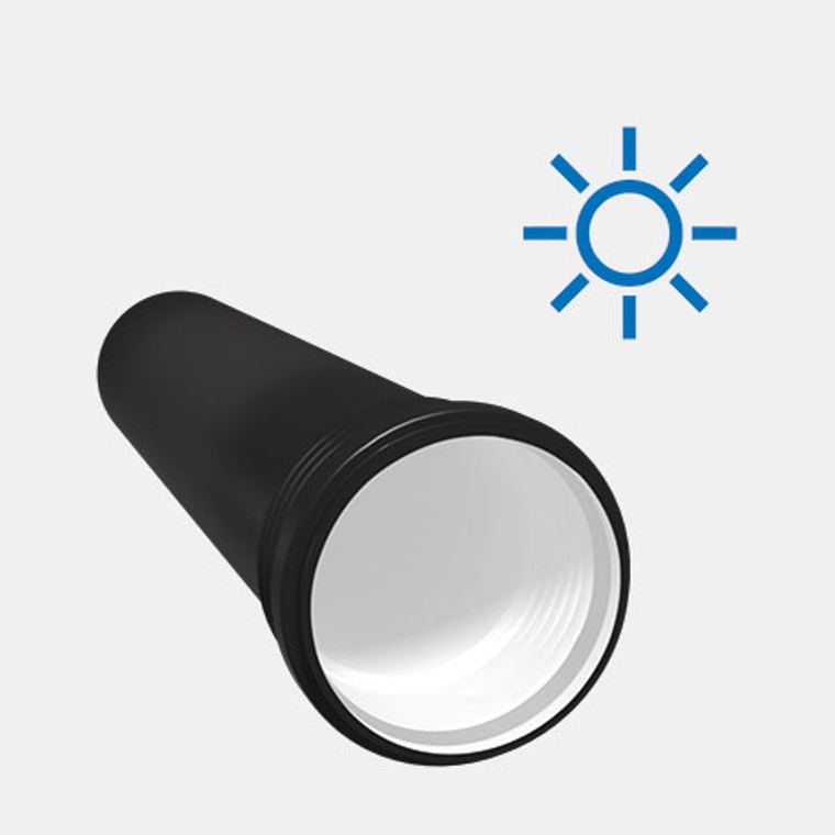 Geberit Silent-PP is protected against UV radiation