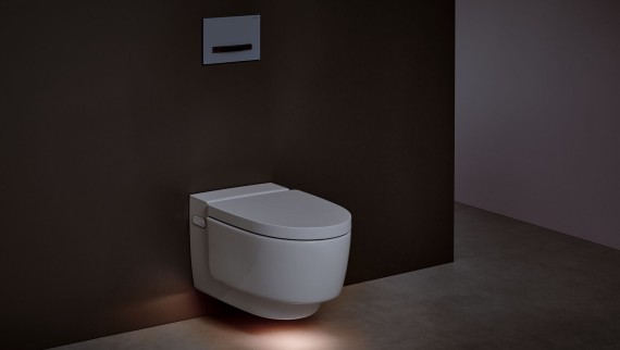 Geberit AquaClean Mera with orientation light