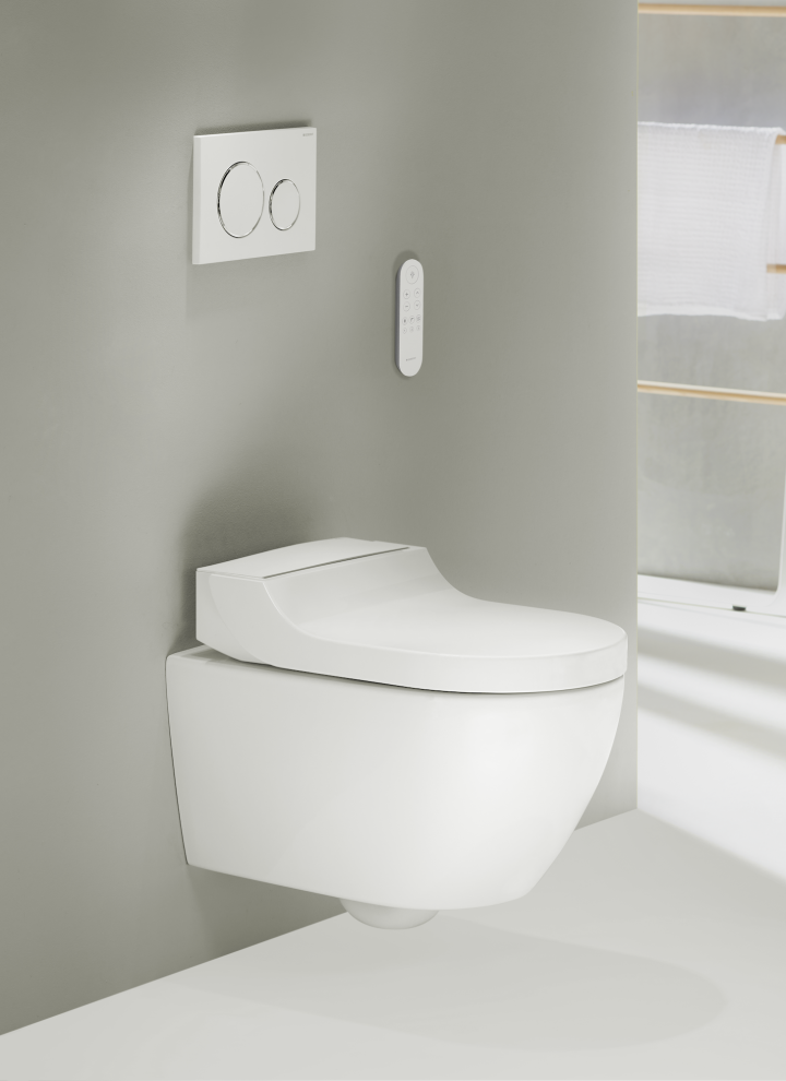 Geberit Tuma shower toilet enhancement solution