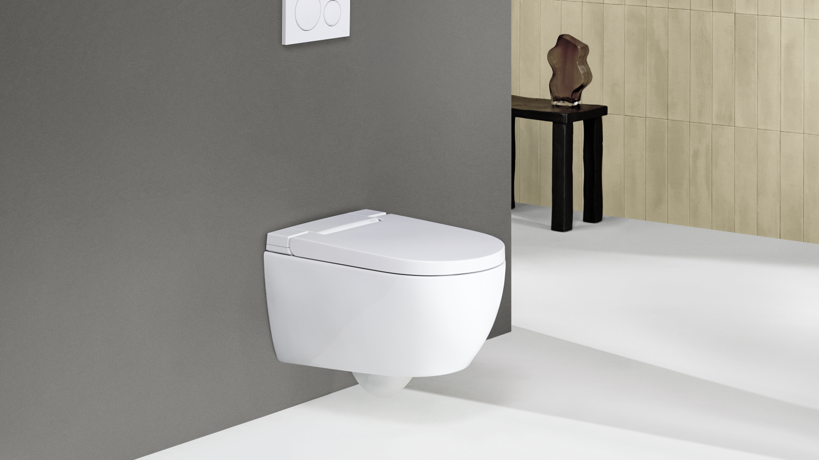 Geberit AquaClean Alba with Sigma20 remote control
