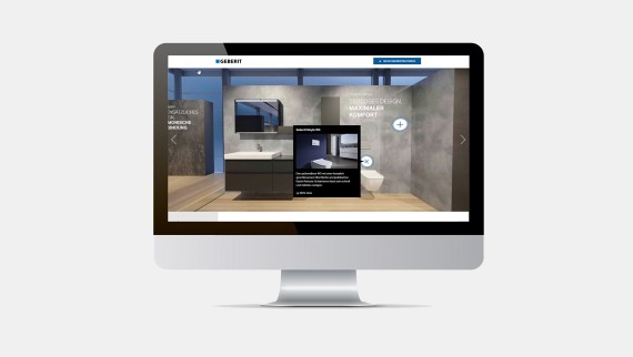 Voew of the virtual showroom