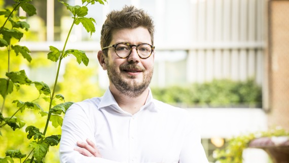Architect Jonas Vanbelle designed the new entrance building of the Rubenshuis (© Frederik Beyens)