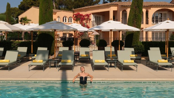 The Hotel Villa Miraé in Antibes