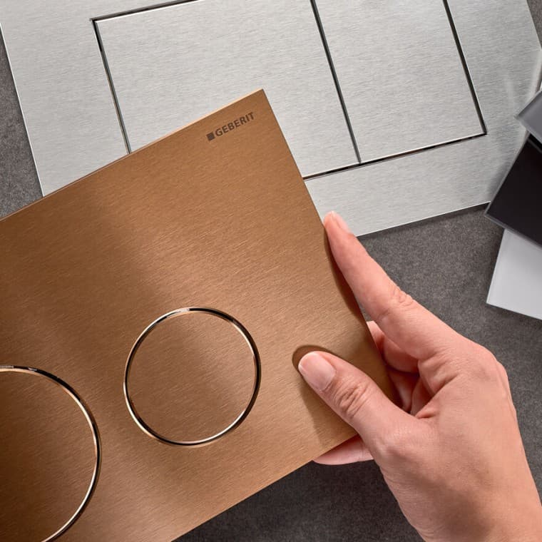 Flush plates from the Sigma40 series Flush plates from the Sigma40 series