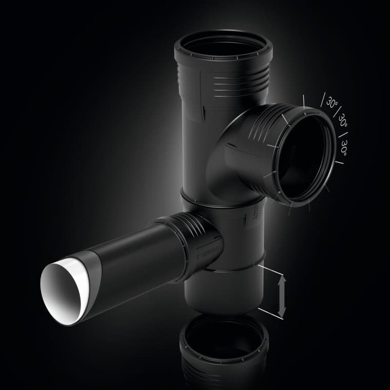 Geberit Silent-PP special fitting Geberit Silent-PP special fitting