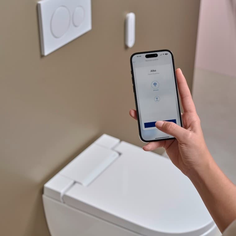 Geberit AquaClean with the Geberit Home app Geberit AquaClean with the Geberit Home app