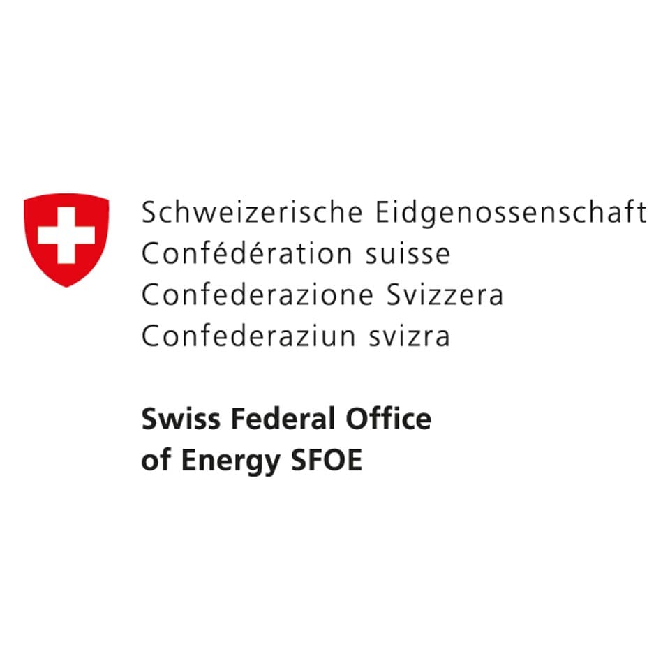 Logo of the Swiss Confederation / Swiss Federal Office of Energy (SFOE) Logo of the Swiss Confederation / Swiss Federal Office of Energy (SFOE)