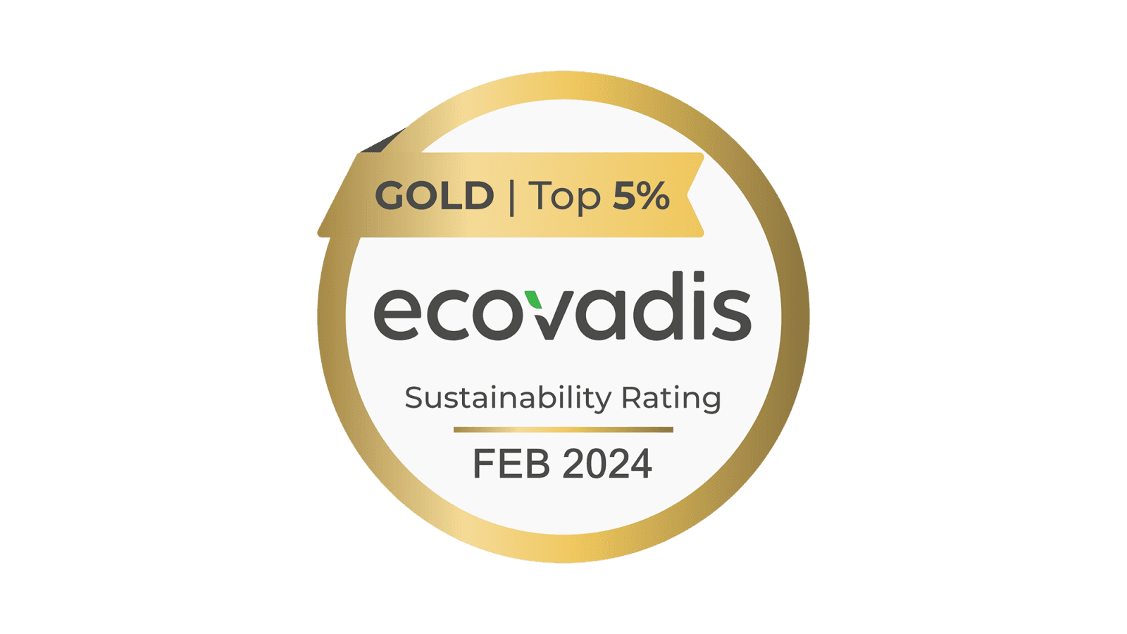 EcoVadis Gold Medal EcoVadis Gold Medal