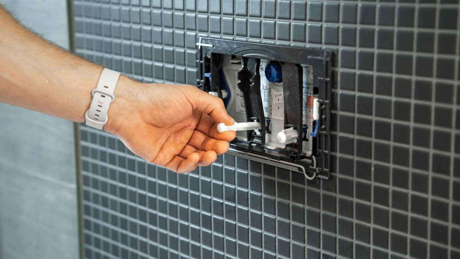 Removing two old rods Removing two old rods